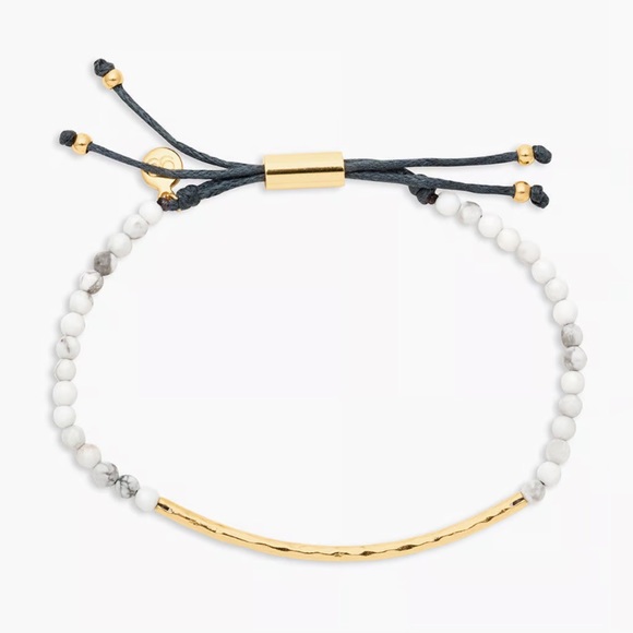 Gorjana Jewelry - Gorjana NWT Power Gemstone Bracelet | Gold Howlite